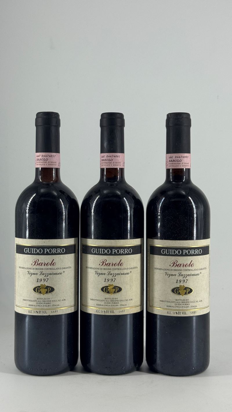 Porro, Barolo Lazzairasco Guido Porro, 1997 – 3 bottiglie
