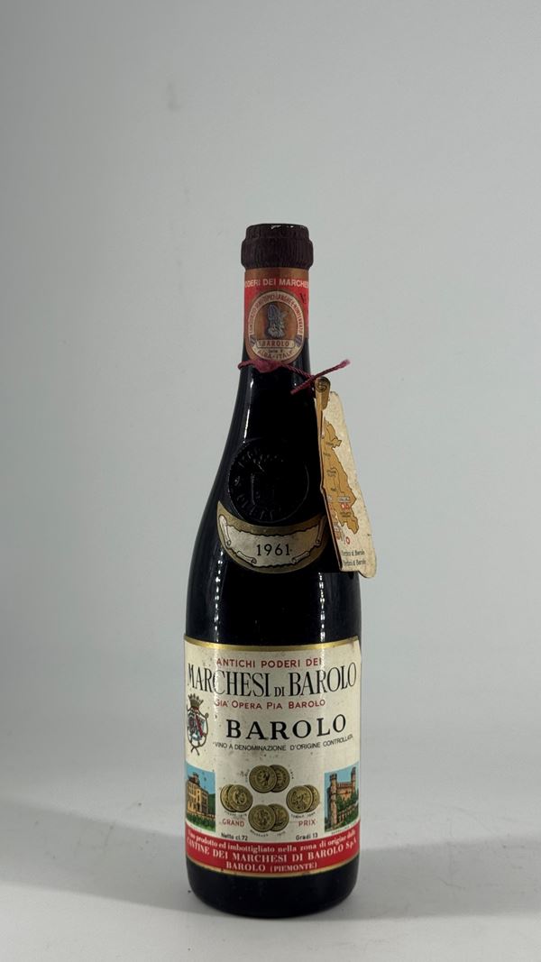 Barolo  Marchesi Di Barolo 1961 1 Bot