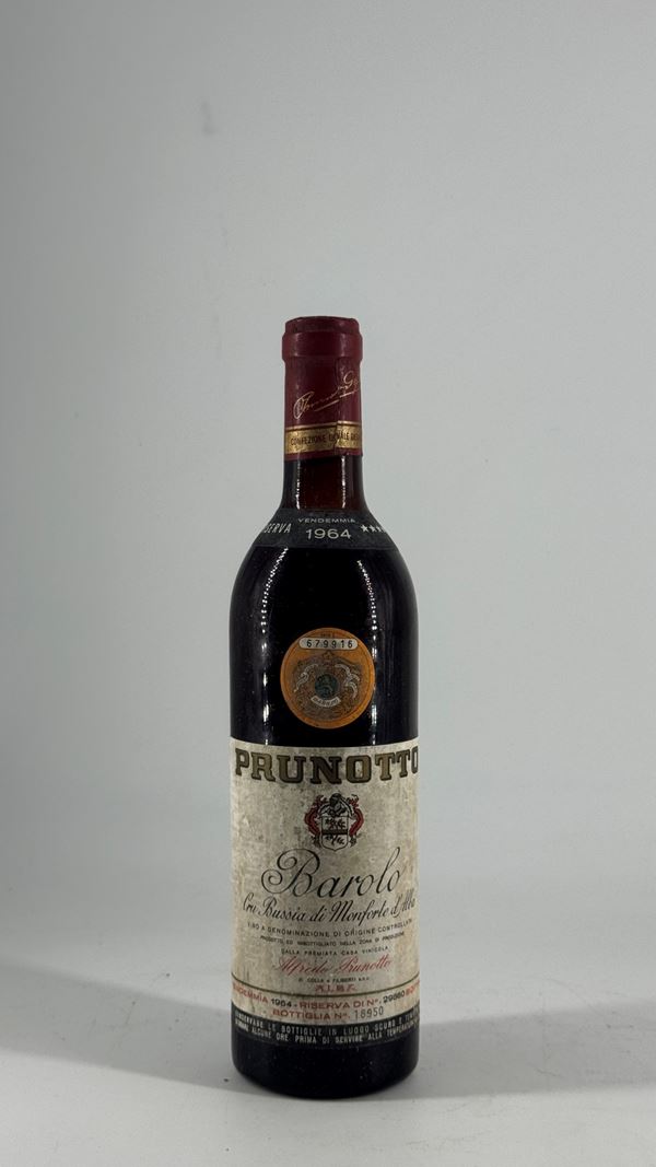 Barolo  Prunotto 1964 1 Bot