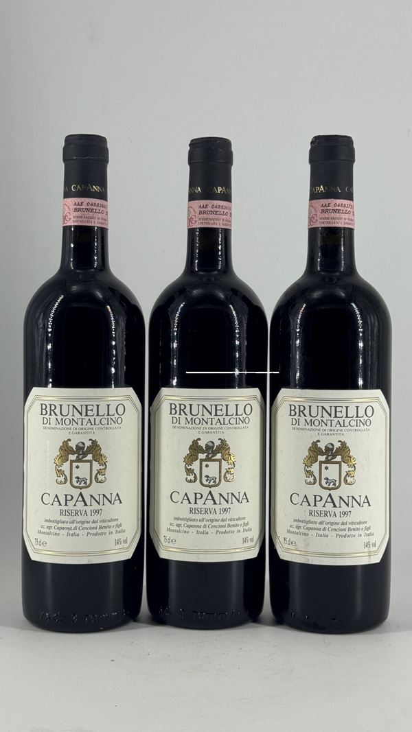 Brunello Di Montalcino Riserva  Capanna 1997 3 Bot