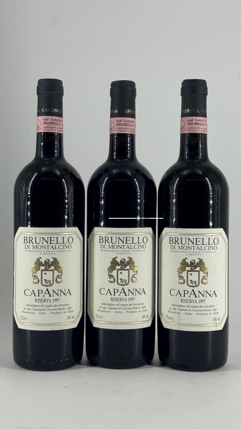 Brunello di Montalcino Riserva Capanna, 1997, 3 bottiglie