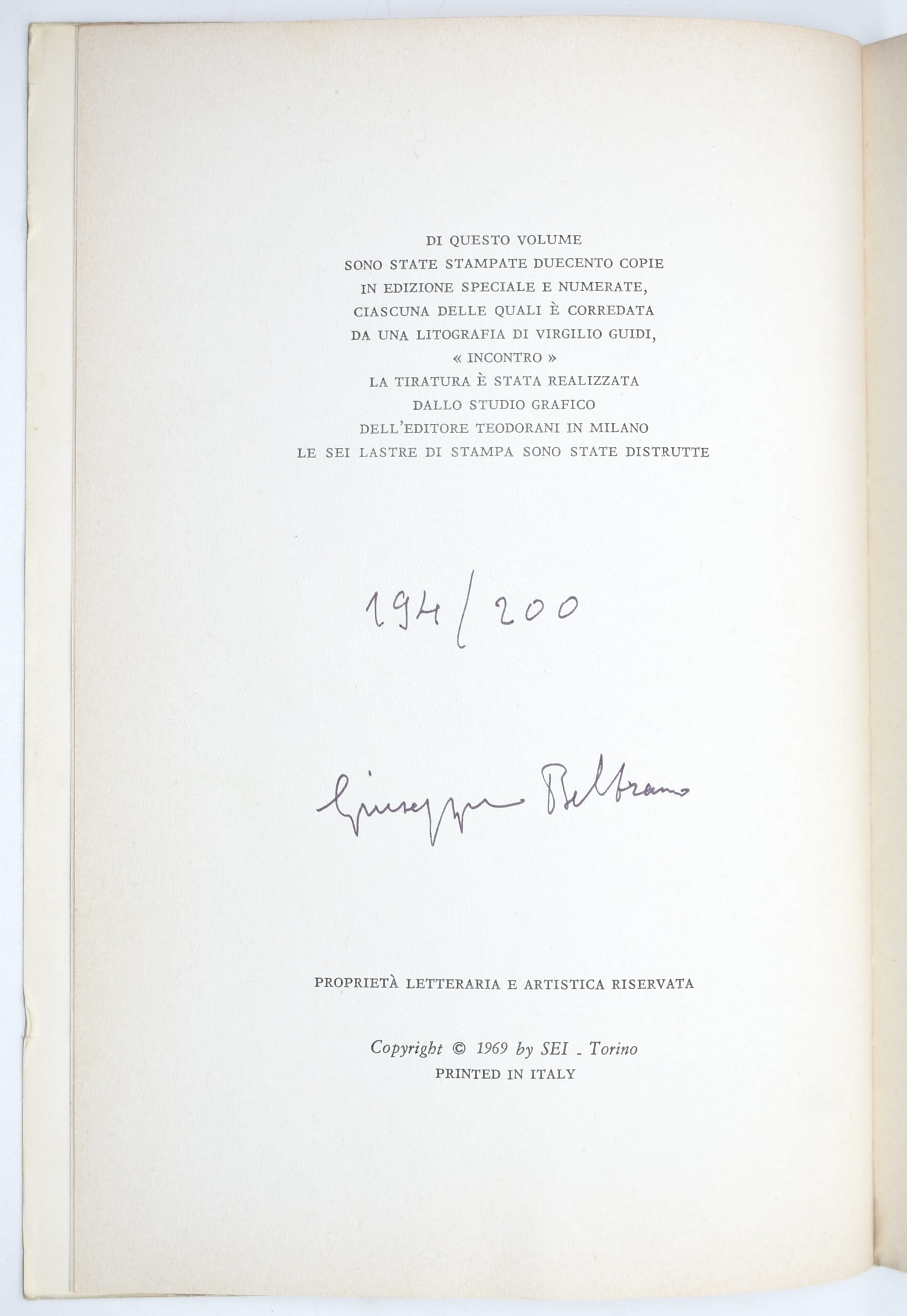 Beltramo, Giuseppe; Guidi, Virgilio; Trombadori, Antonello; Mussa, Italo; Pittori Moderni della R...