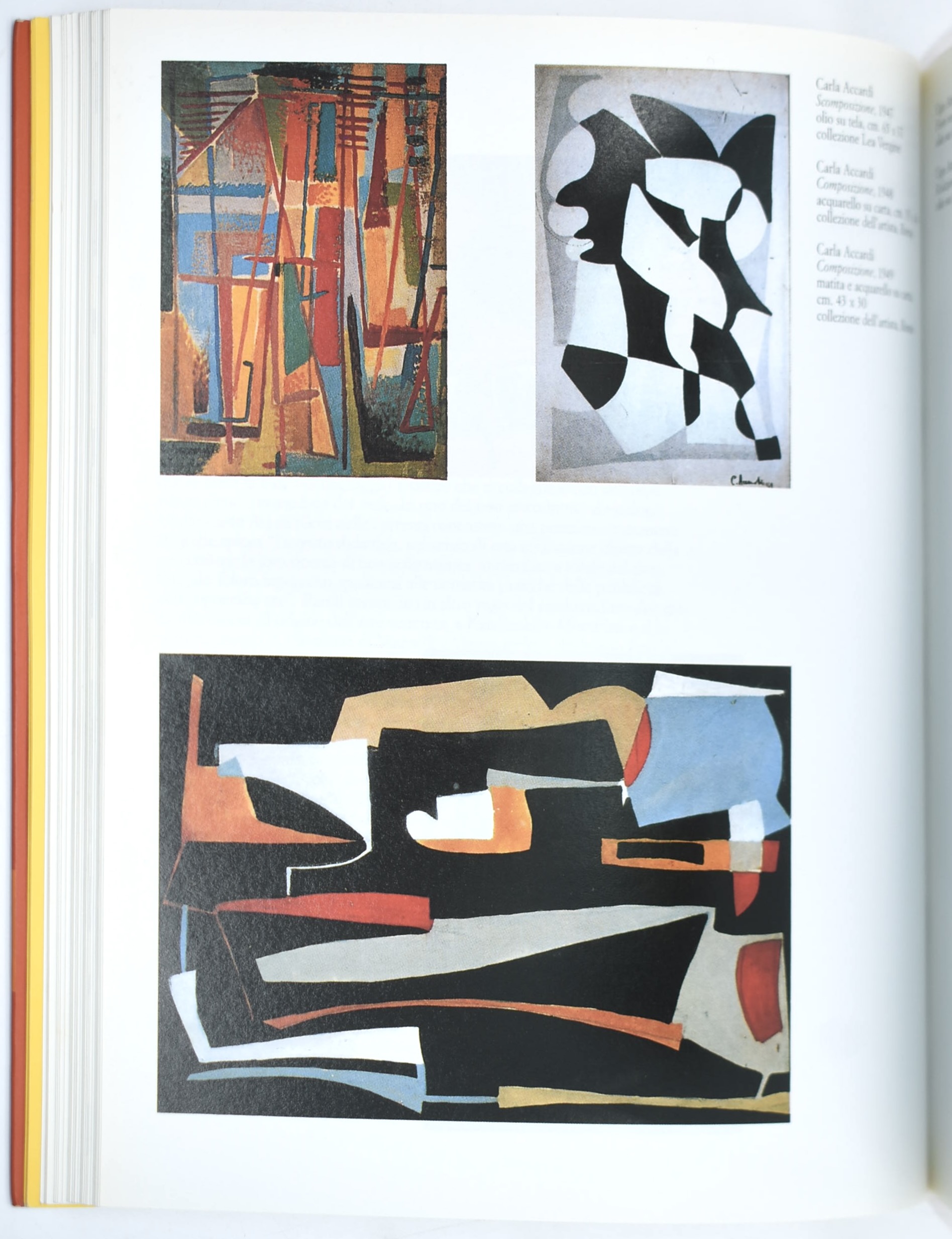 Francesco Vincitorio, Achille Perilli Continuum 1947/1982; Flavio Caroli, Nuove geometrie; Capogr...