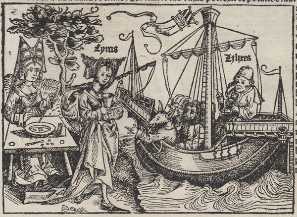 Sorceress Circe, from Liber Chronicarum