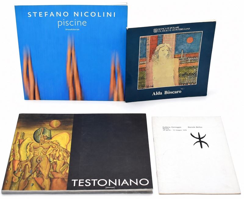 Alda Bòscaro, Opere scelte 1968-1988; Gianni Testoni, Testoniano; Stefano Nicolini, Piscine; Gall...