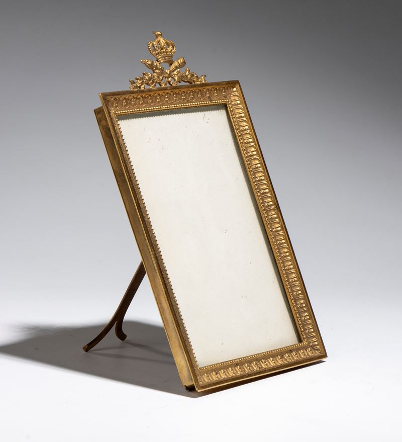 Ateliers de Cuivres de France, Cornice portafoto in bronzo dorato