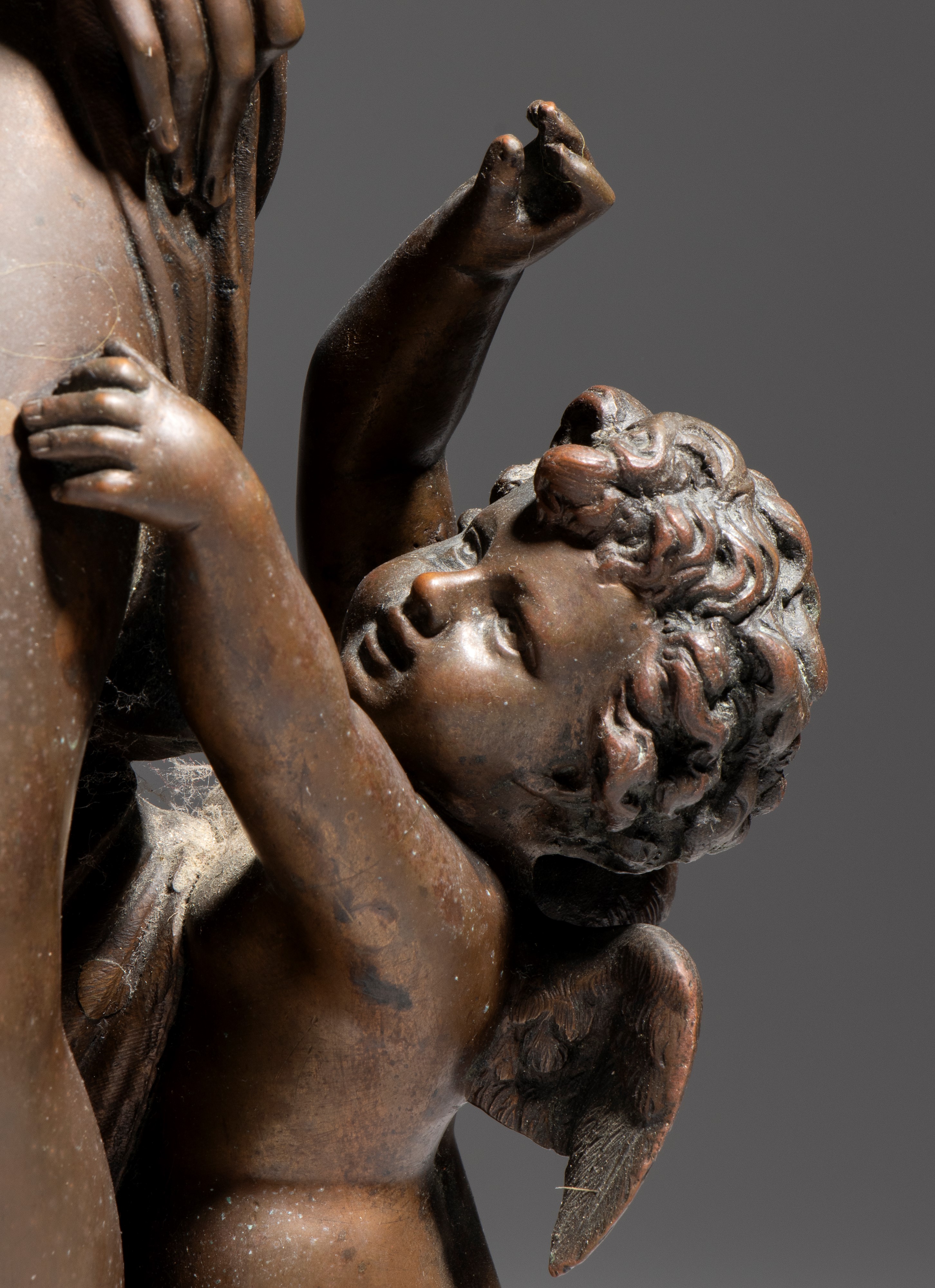 Jean Bulio - Venere e Cupido (L’Innocenza e l’Amore) in bronzo