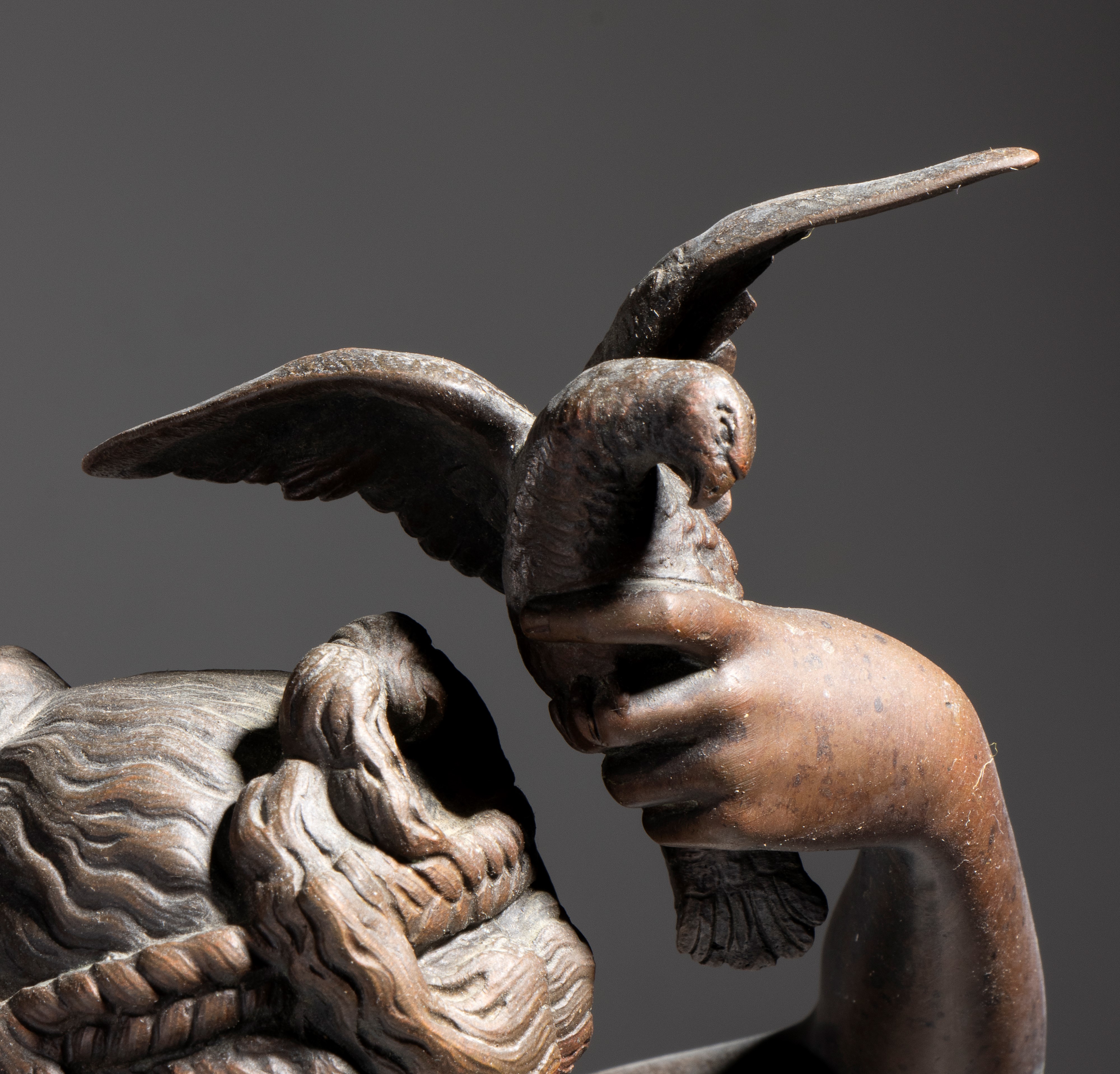 Jean Bulio - Venere e Cupido (L’Innocenza e l’Amore) in bronzo