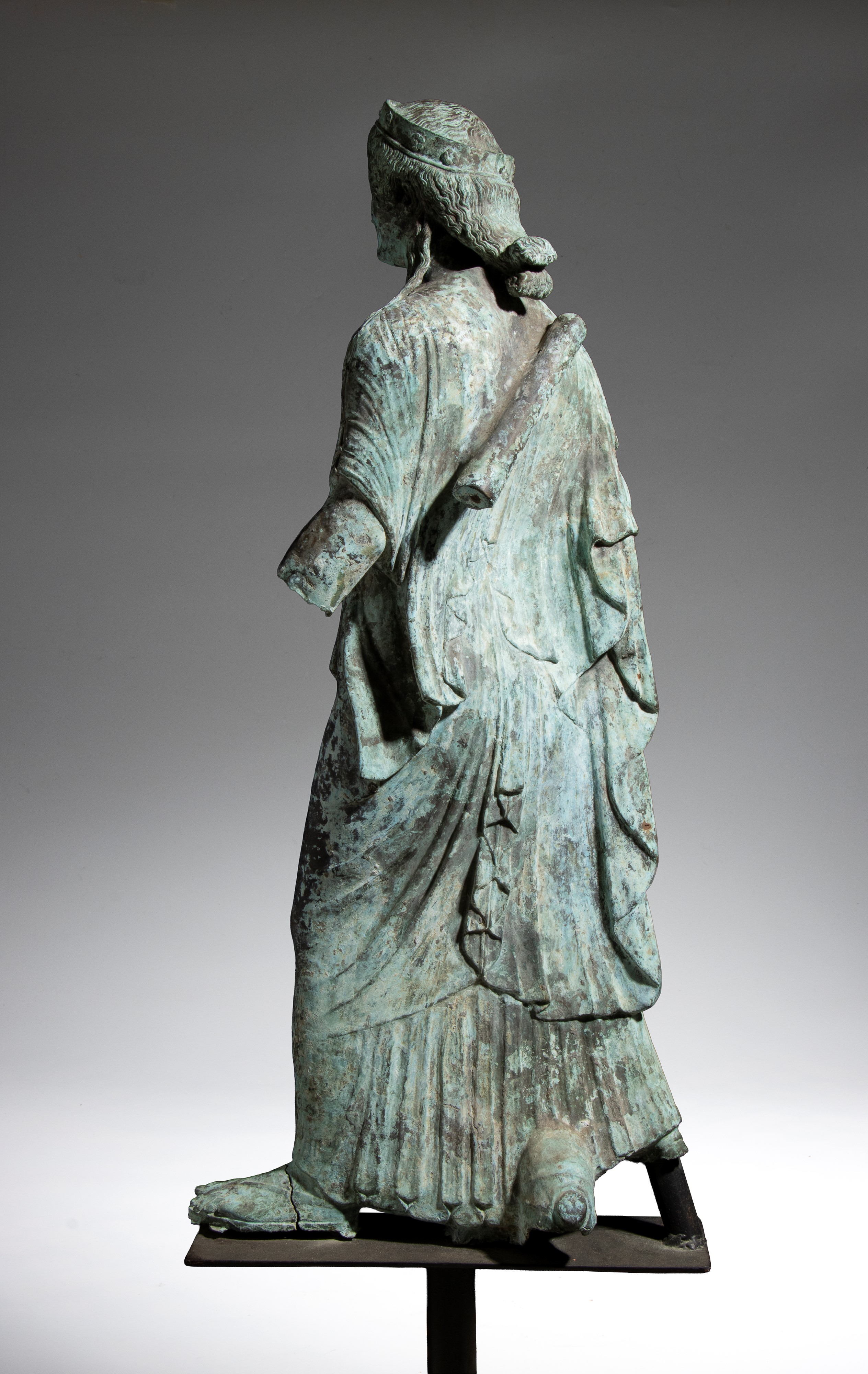 Scultura in bronzo, Artemide Marciante, XIX secolo