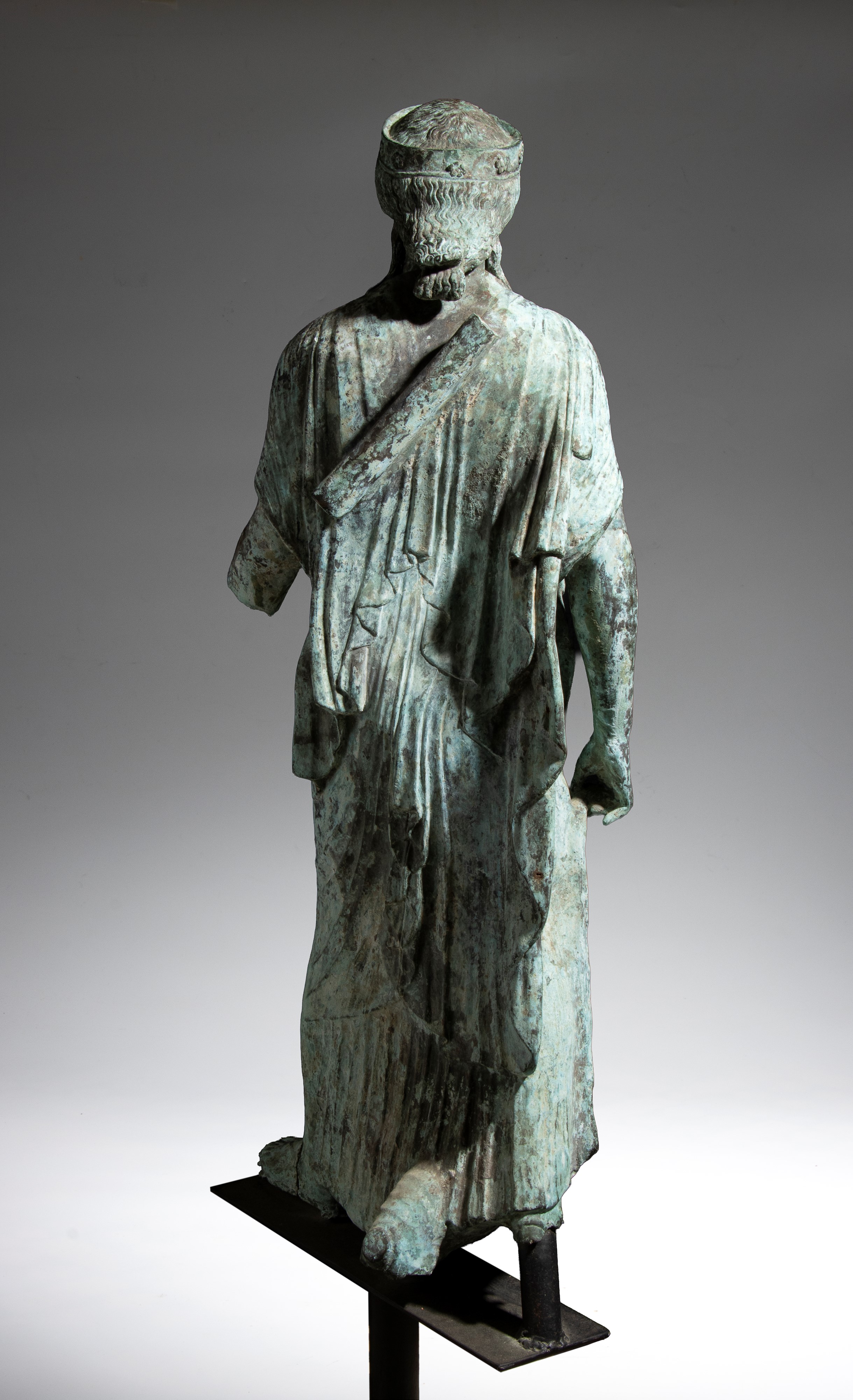 Scultura in bronzo, Artemide Marciante, XIX secolo