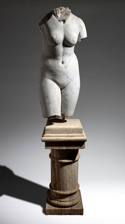 Torso di Venere, marmo, XIX secolo