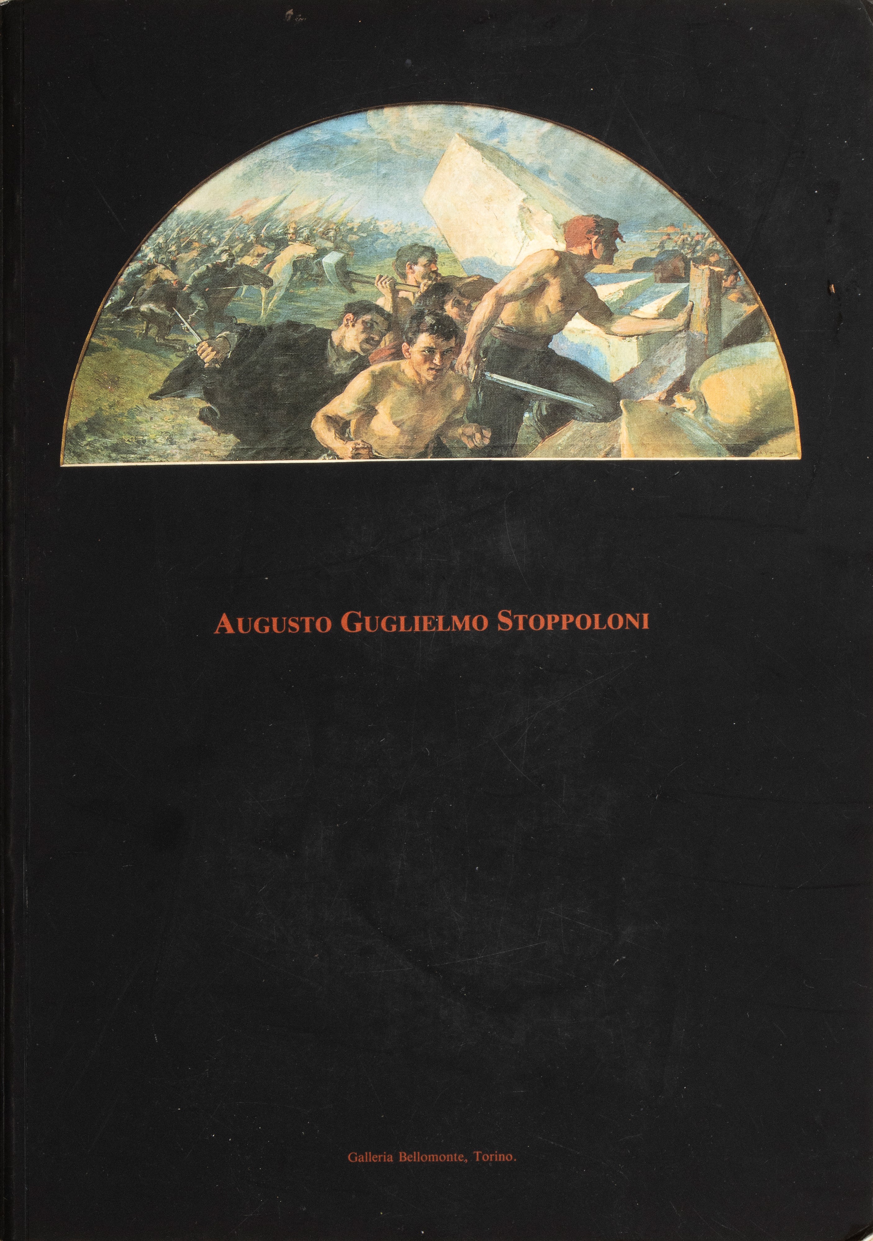 Augusto Guglielmo Stoppoloni - I barbari, olio su tela