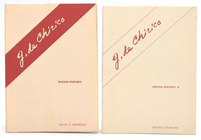 De Chirico (G.), Poesie - Poèmes, edizione illustrata in due volumi