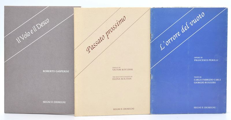Segni e (Di)segni, Segni e (Di)segni: tre volumi (opuscoli editoriali illustrati)