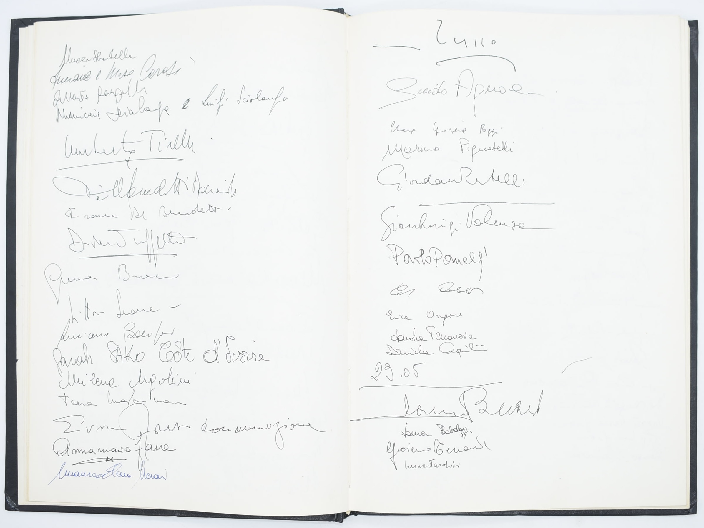 Mario Padovan, Album di firme e dediche (1989-2000 circa)