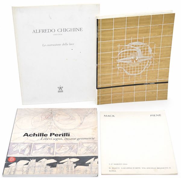 Segno, luce e astrazione contemporanea (4 volumi)