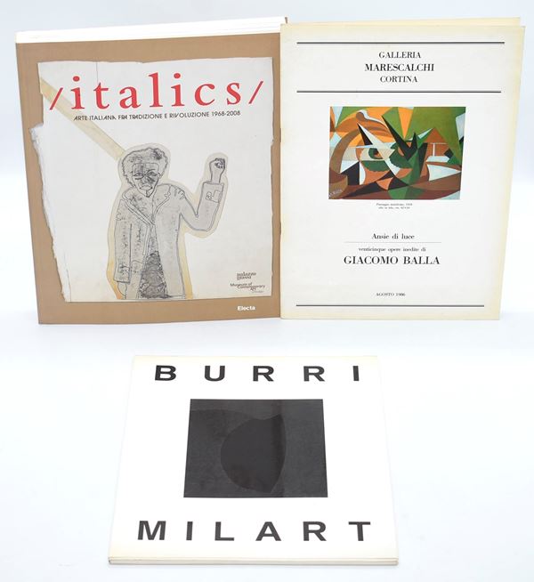 Arte italiana tra tradizione, materia e rivoluzione (3 volumi)