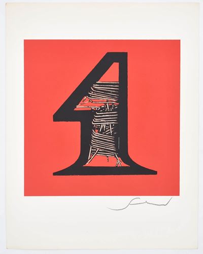 Emilio Scanavino, Litoserigrafia a colori eseguita per Bolaffiarte (n. 2341)