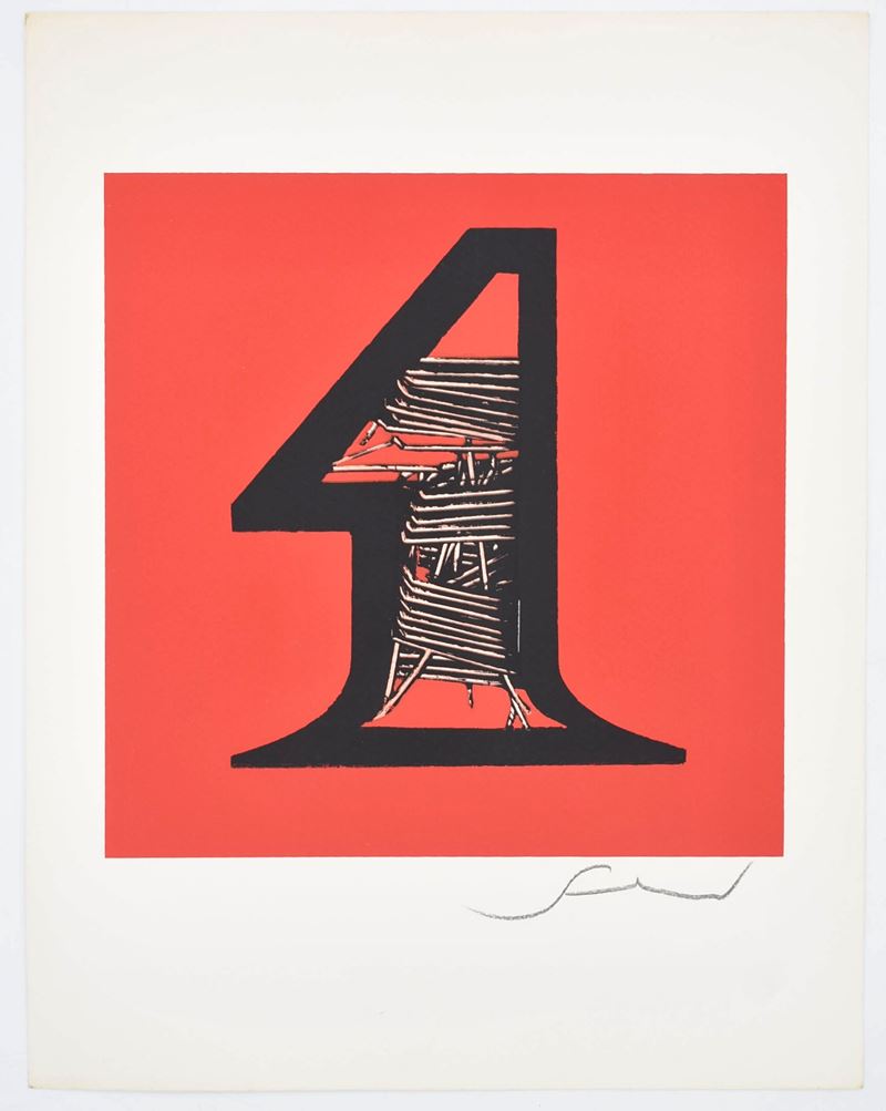 Emilio Scanavino, Litoserigrafia a colori eseguita per Bolaffiarte (n. 2341)
