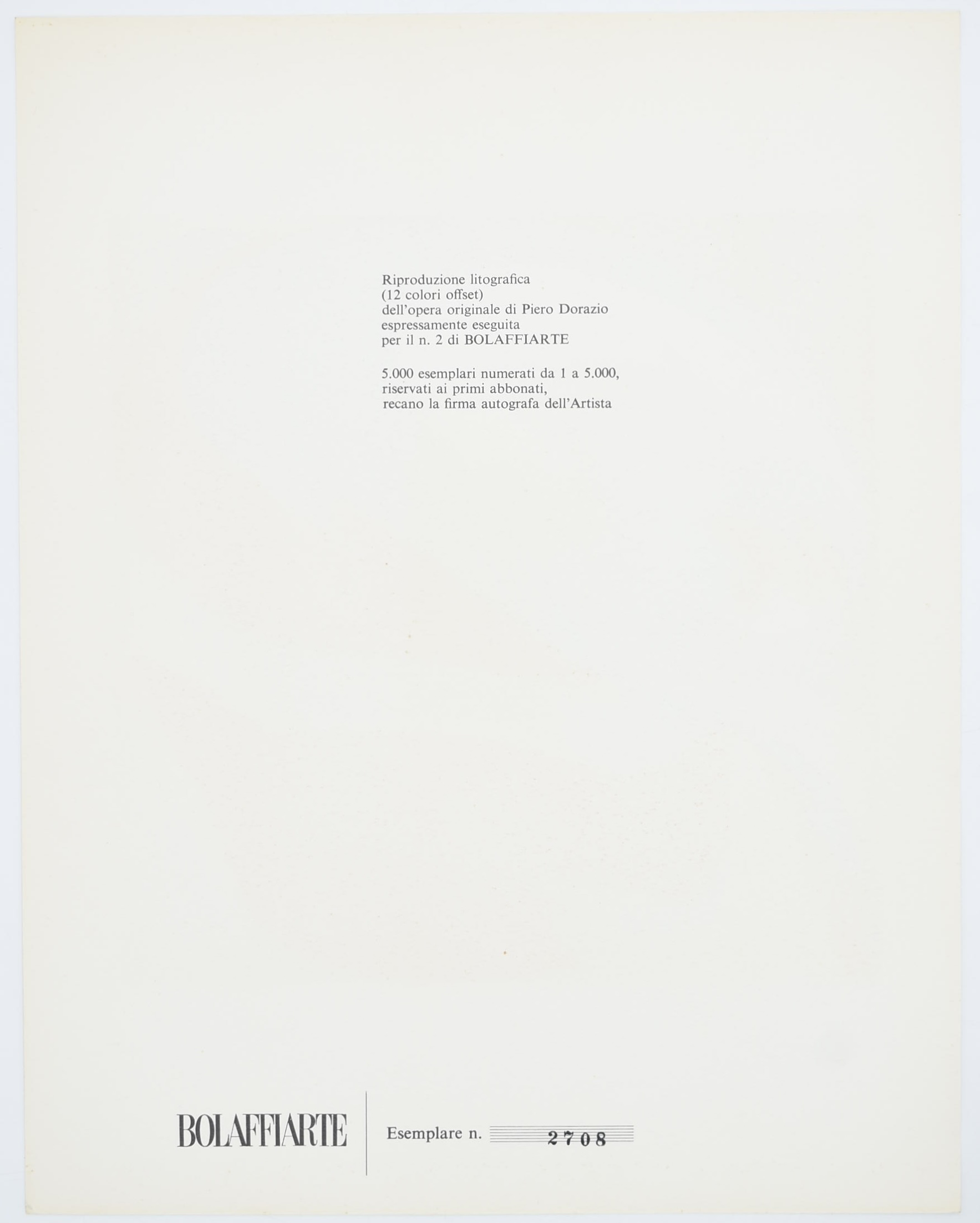 Piero Dorazio, Senza titolo (litografia a colori)