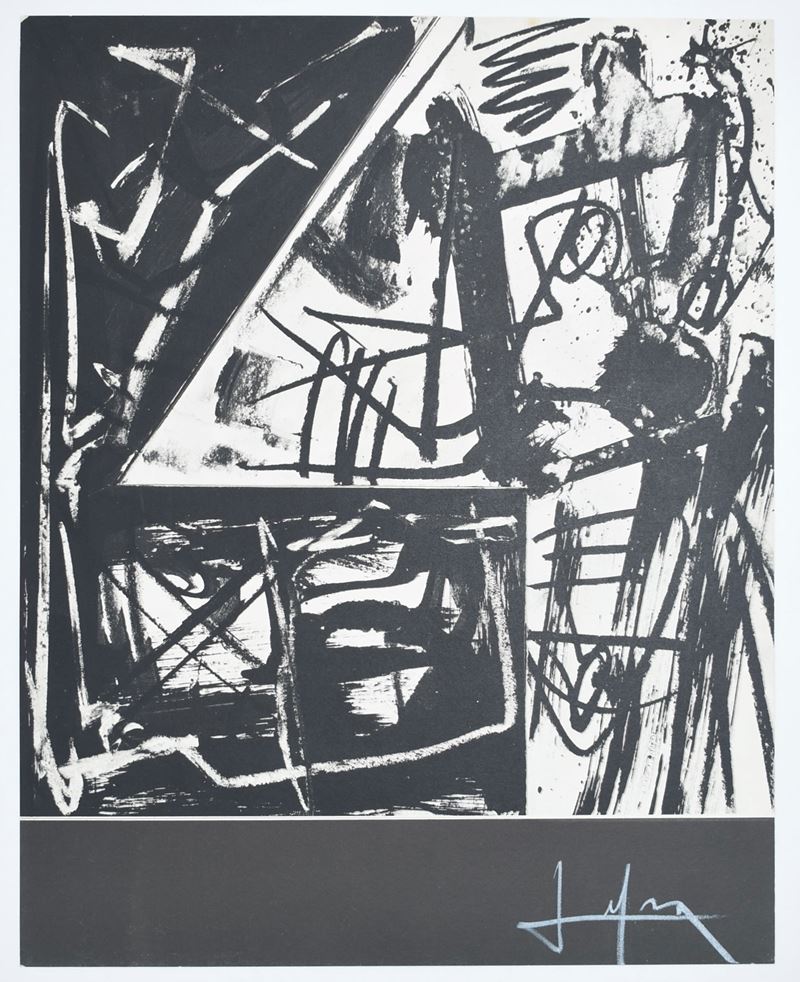 Emilio Vedova, Studio per plurimo (litografia), Bolaffiarte