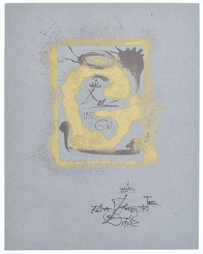Dalì, Salvador, La lettera “G” – Fotolitografia per la serie “L’Alfabeto” di Bolaffiarte