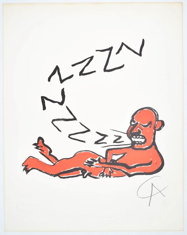 Calder: la lettera “Z”, per la serie “L’Alfabeto” di Bolaffiarte