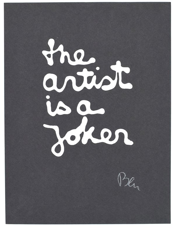 Vautier, Ben: The Jocker, Bolaffiarte