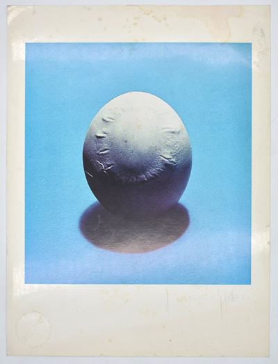 Claudio Parmiggiani, La Donna, fotolitografia per la serie “Le Carte da Gioco” (Bolaffiarte)
