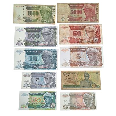 Estere. Maldive-israele-kirgizistan-zaire. Lotto di 19 Banconote di Varie Nazioni . Conservazioni...