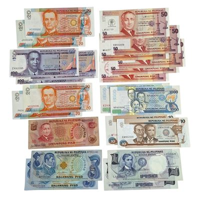 Estere. Filippine. Interessante Lotto di 36 Banconote. Conservazioni Varie.