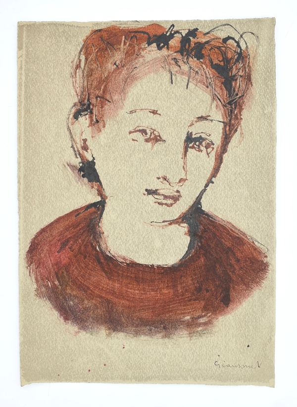 Mario Giansone. Ritratto femminile