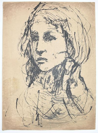 Mario Giansone, Ritratto femminile a mezzo busto