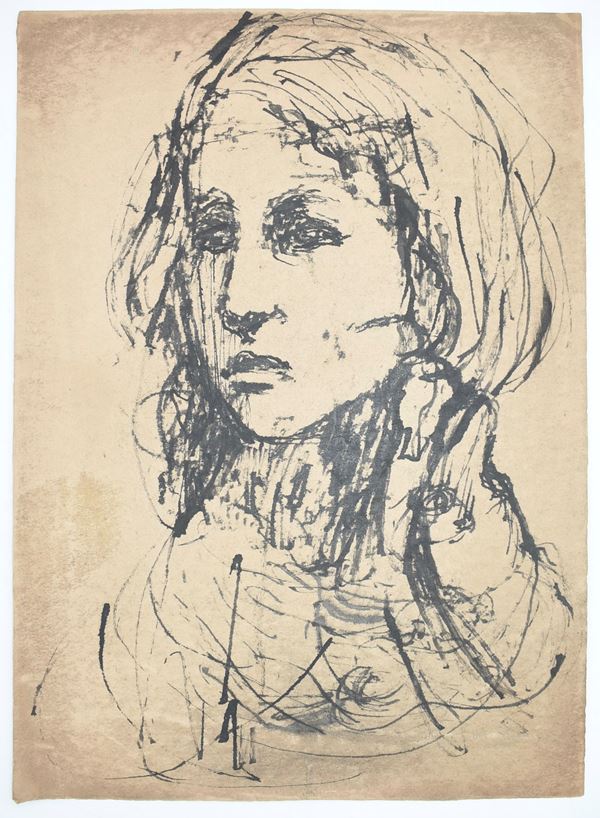 Mario Giansone. Ritratto femminile