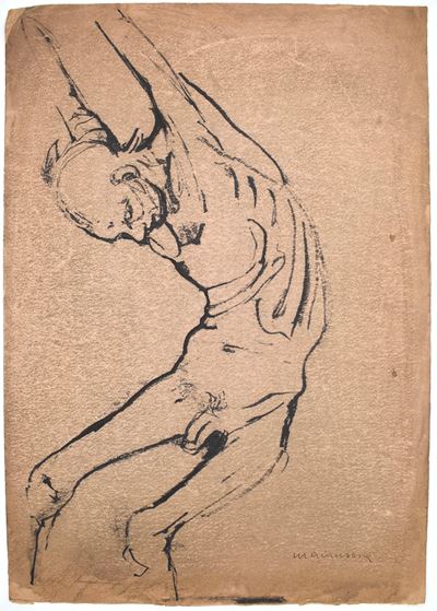 Mario Giansone, Figura maschile reclinata