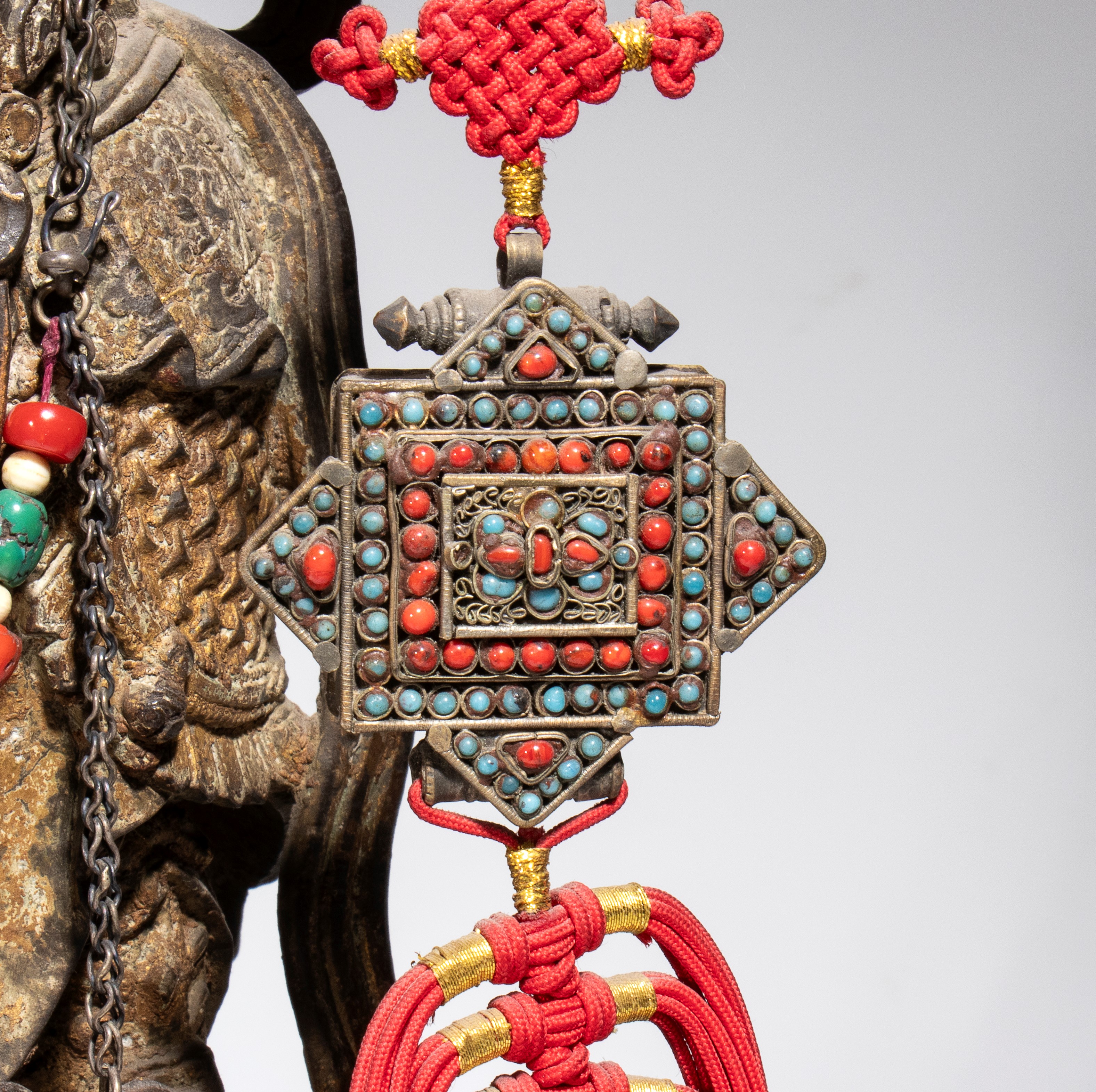 Weituo Pusa, Figura in bronzo, Cina, fine dinastia Qing (XIX secolo)