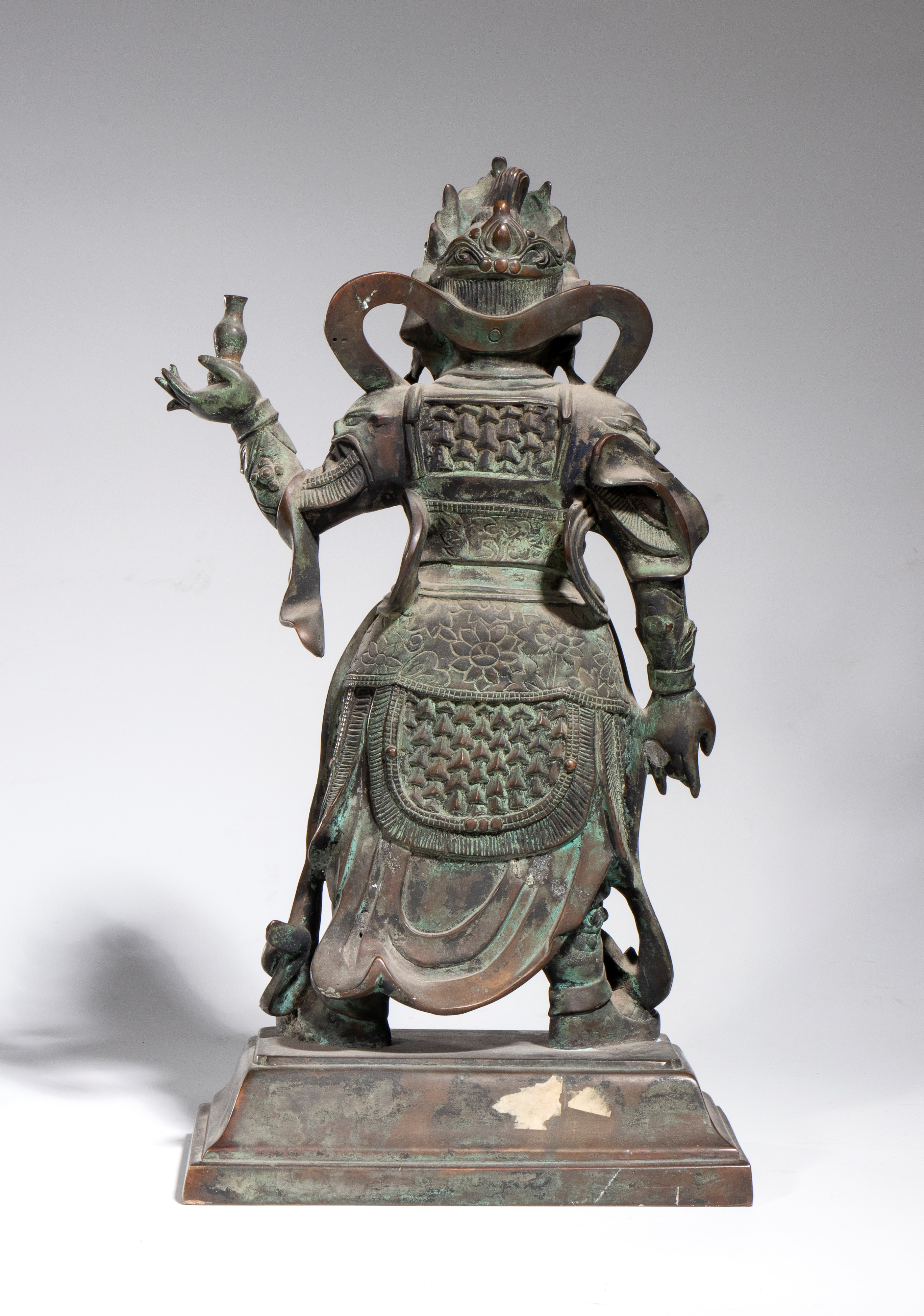 Weituo Pusa, Figura in bronzo, Cina, XX secolo