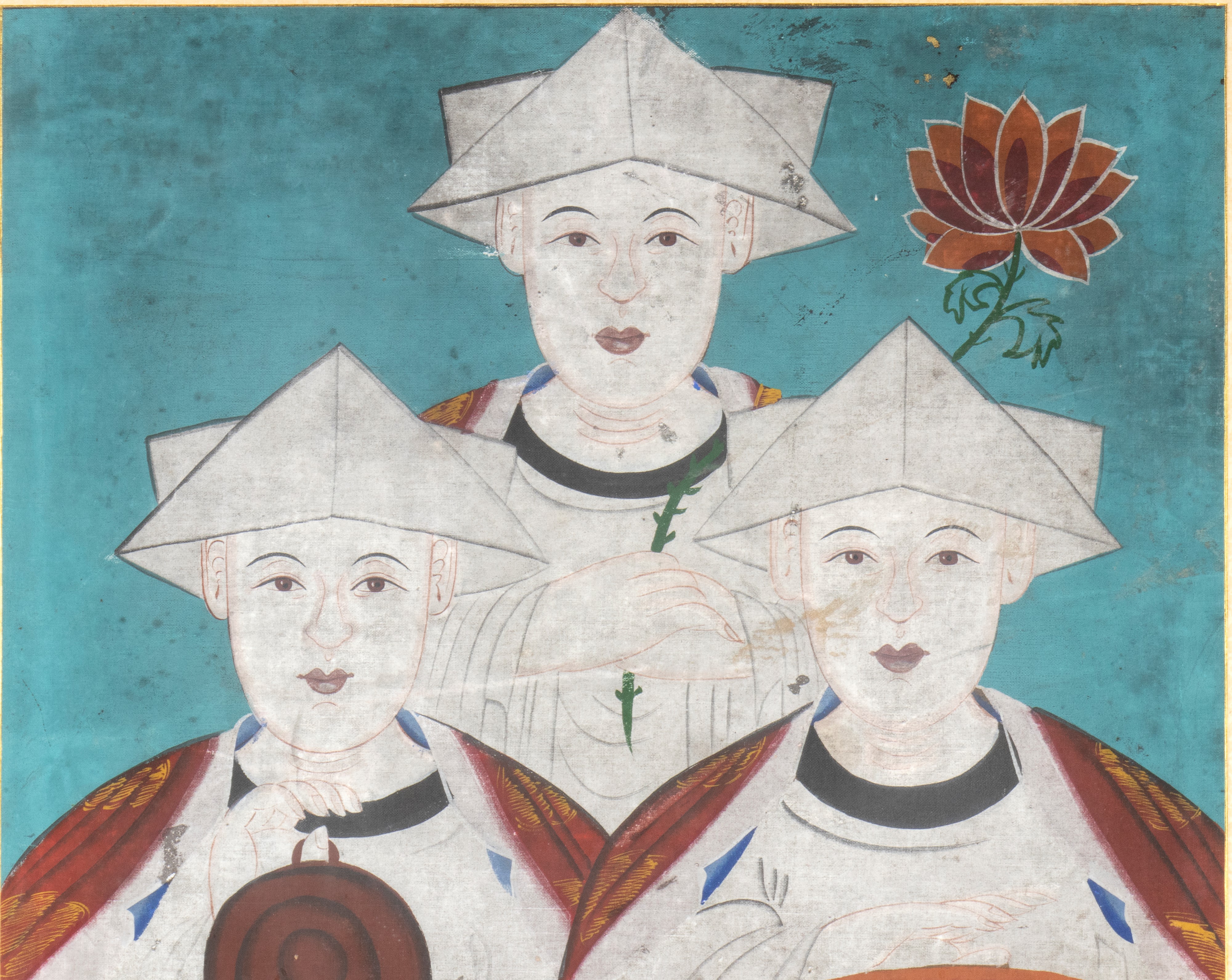 Corea, inizio XX secolo, Dipinto sciamanico (Musokhwa) “spirito della nascita”, su carta