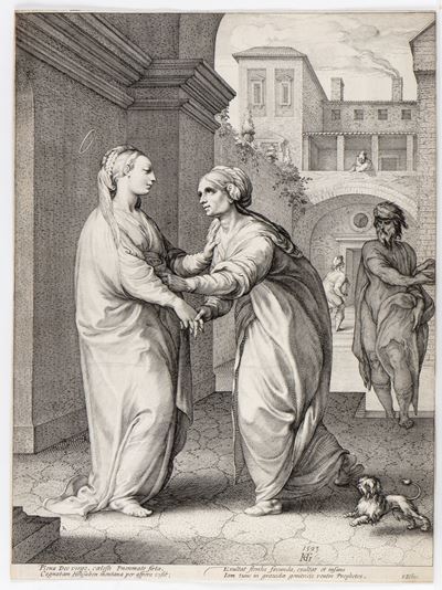 Visitazione (bulino), 1593