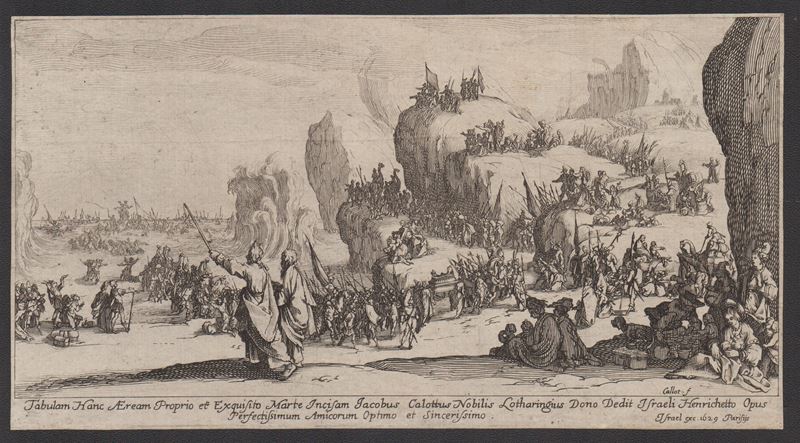 Jacques Callot - Passaggio del Mar Rosso