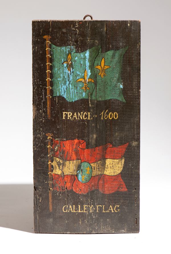 Painted maritime panel