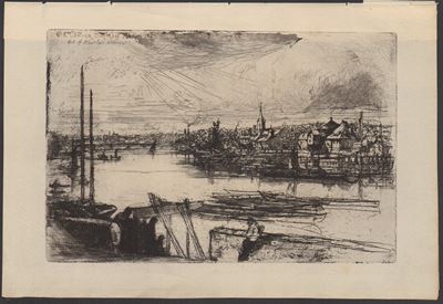 Haden, Battersea Reach (Old Chelsea out of Whistler's Window)