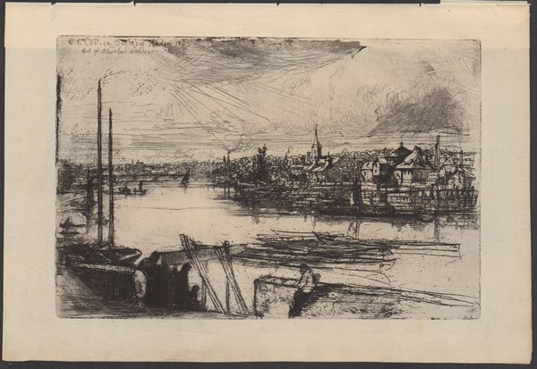 Battersea Reach (Old Chelsea out of Whistler's Window)