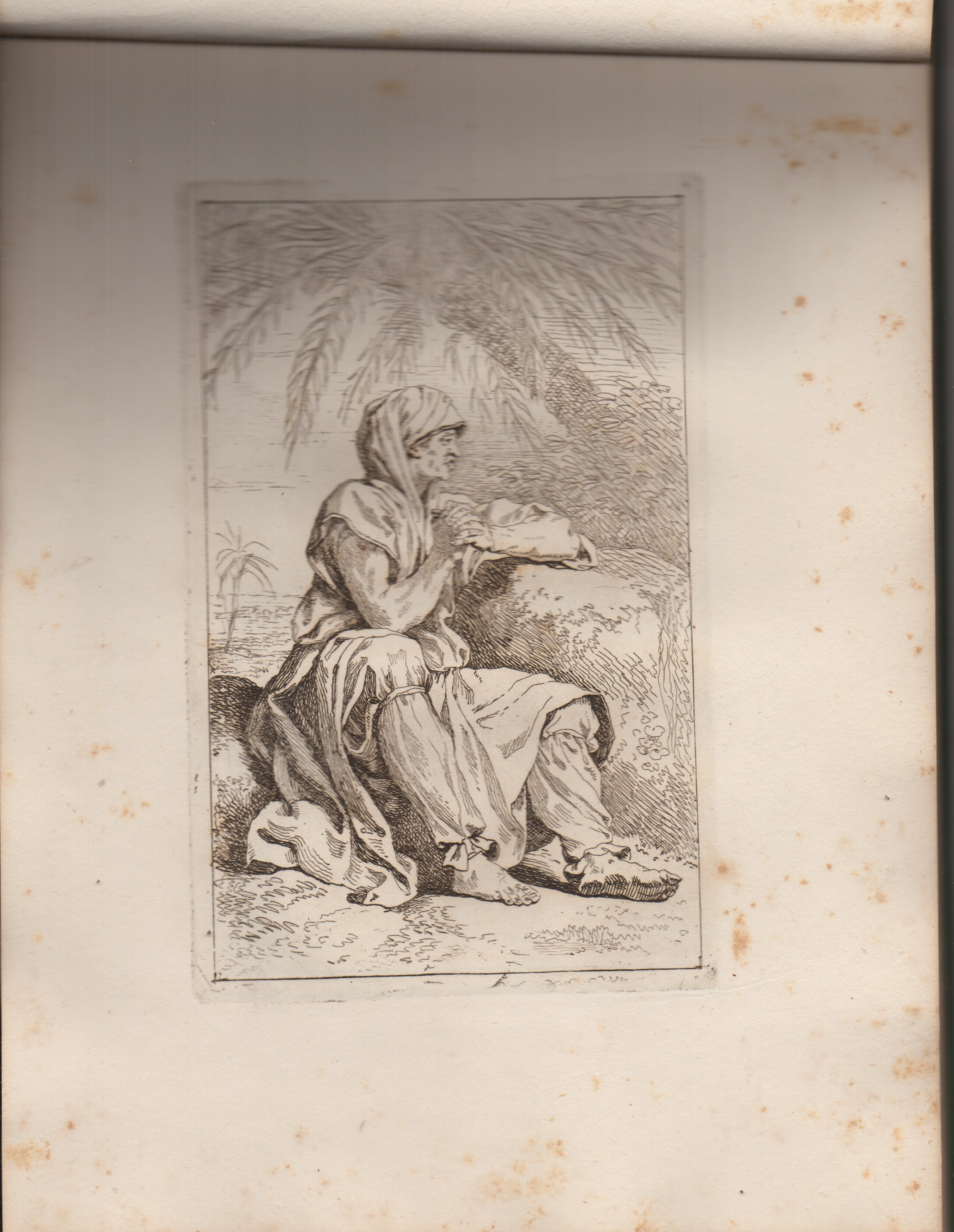 Carlo Labruzzi - Figure originali (tre serie di acqueforti, 1780) in volume rilegato