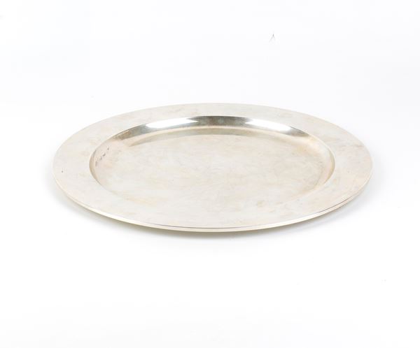 Piatto italiano in argento