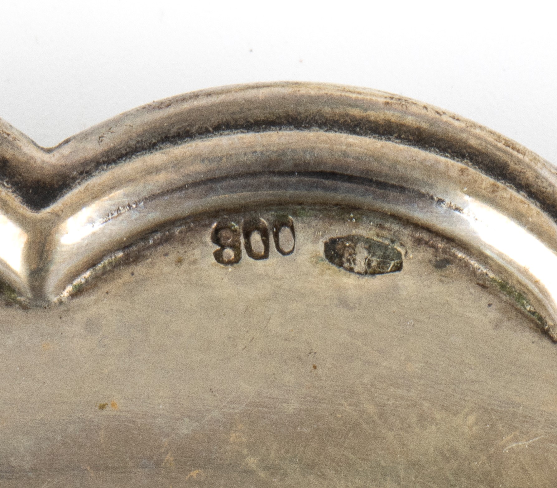 Gruppo di 5 cestini in argento 800/1000, metà XX secolo