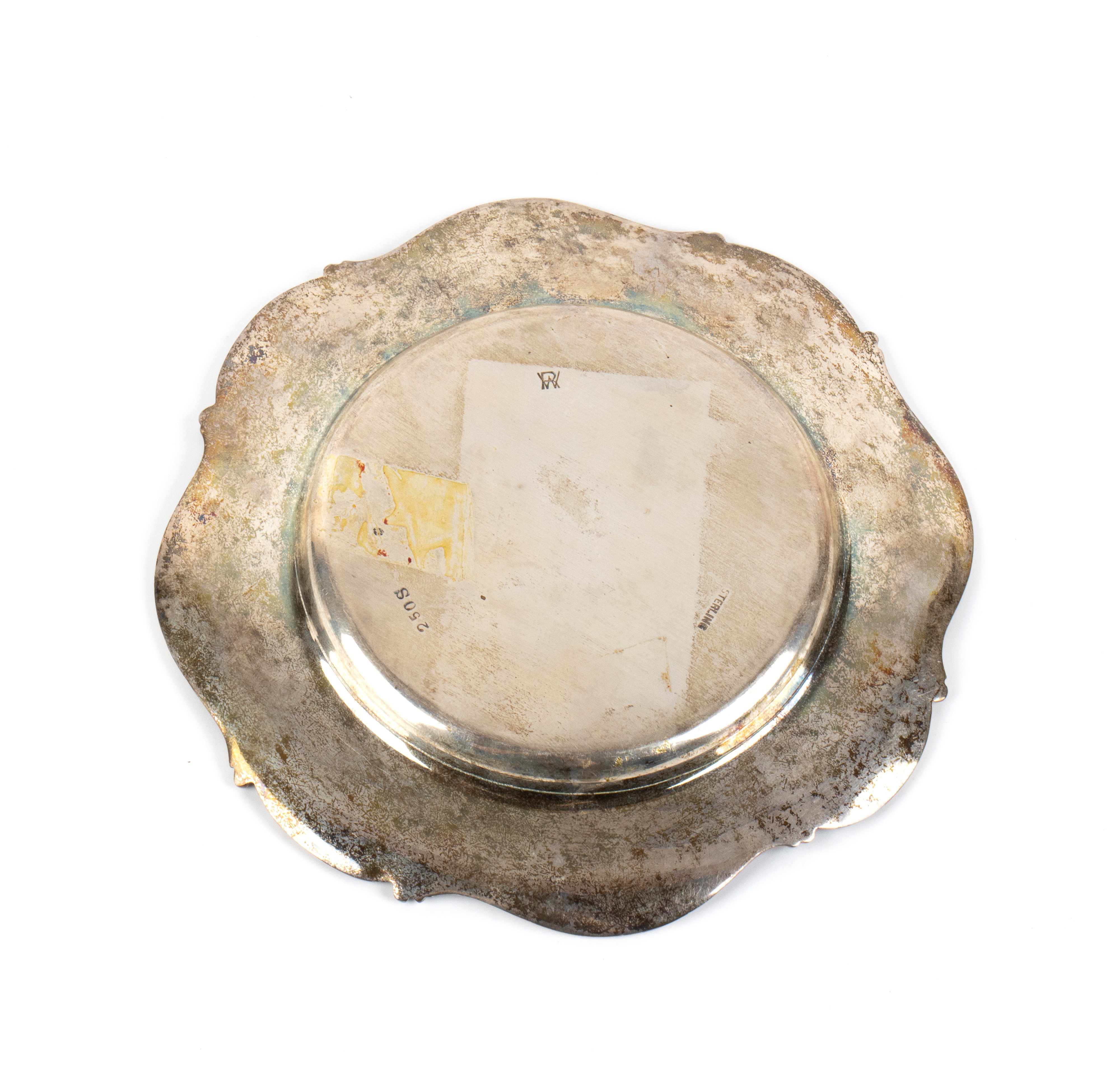 Roger Williams Silver Co. - Piattino americano in argento 925/1000
