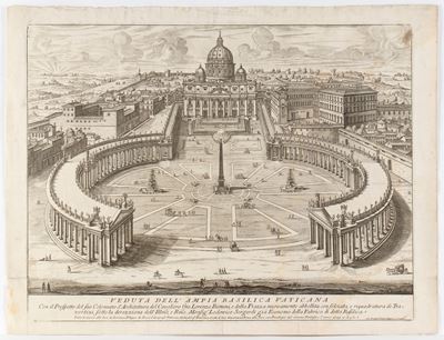 Veduta dell’Ampia Basilica Vaticana