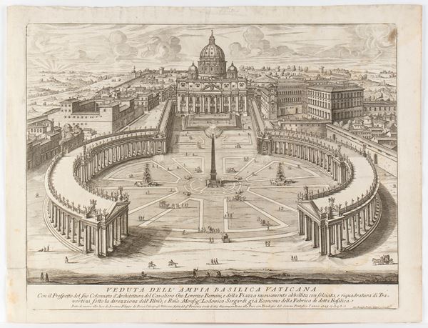 Veduta dell'Ampia Basilica Vaticana...
