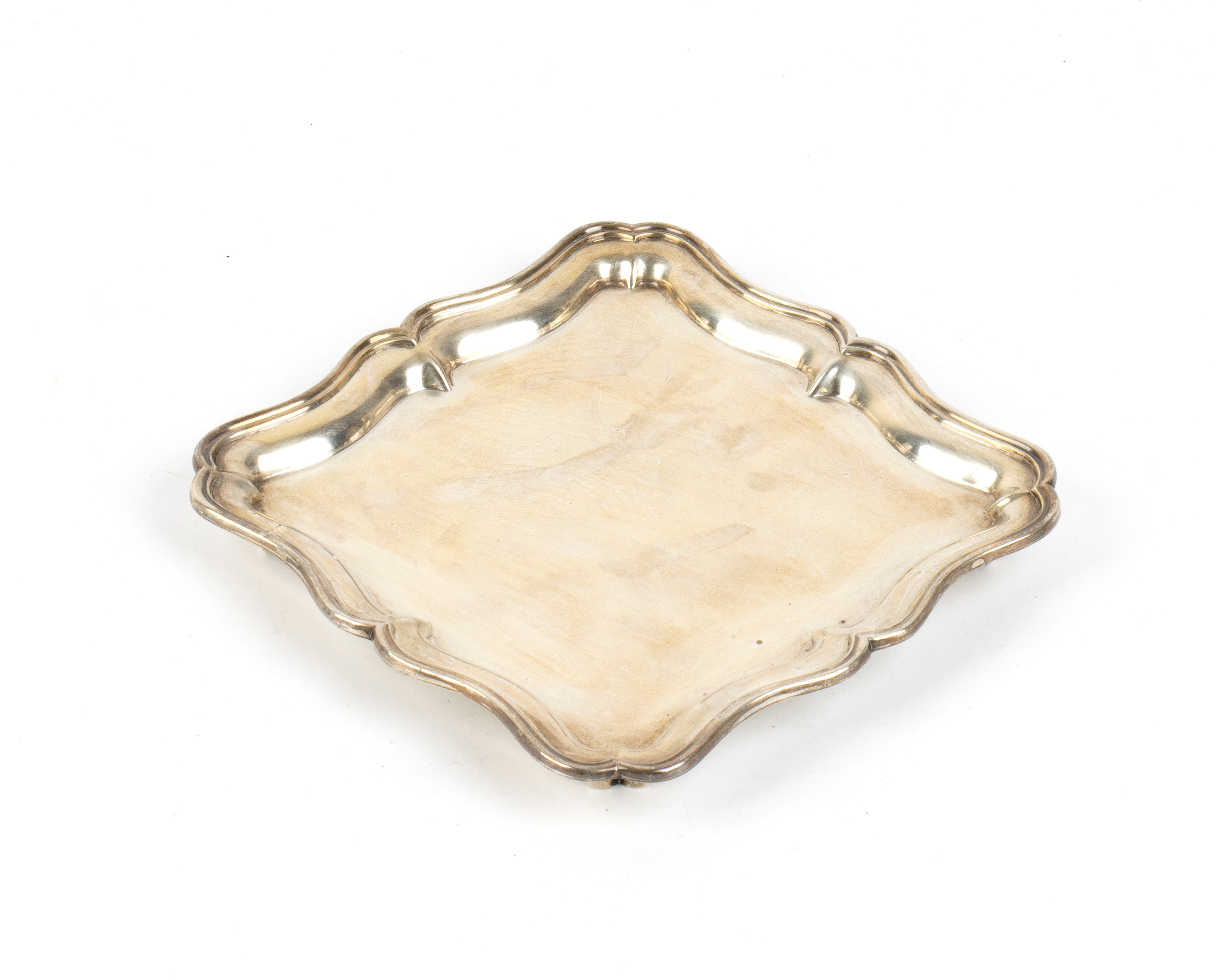 Cornelius Joshua Vander - Salver edoardiano inglese in argento 925 (Londra, 1902-1903)